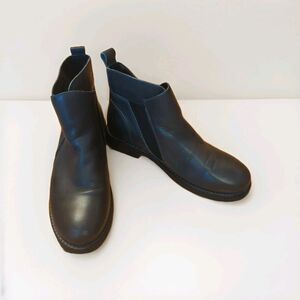 Eric Michael Ankle Boot Bootie Womens EU 38 US 7-7.5 Gray Side Zip Leather